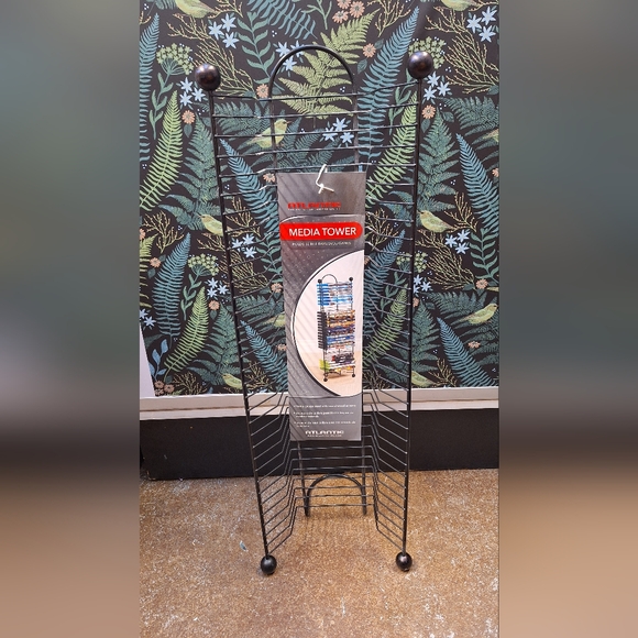 Atlantic 32 Light-Weight Nested Media Storage Standalone Tower in Gunmetal - Picture 7 of 8